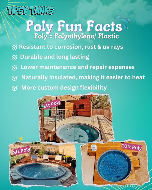poly stock tank pool benefits corrosion resistant insulated backyard pools 6ft 8ft 10ft sizes