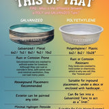 poly vs galvanized stock tank pool comparison plastic vs metal backyard pool differences tipsy tanks