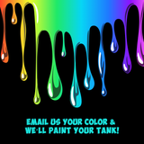 Colorful paint drips for stock tank pools