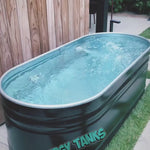 6ft Oval Stock Tank Pool – Compact Backyard Single Soaker video